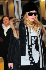 MADONNA at JFK Airport in New York 01/06/2017