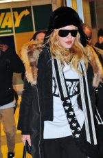 MADONNA at JFK Airport in New York 01/06/2017