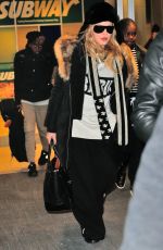 MADONNA at JFK Airport in New York 01/06/2017