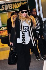 MADONNA at JFK Airport in New York 01/06/2017