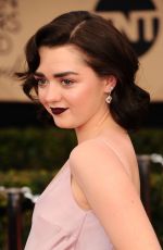 MAISIE WILLIAMS at 23rd Annual Screen Actors Guild Awards in Los Angeles 01/29/2017