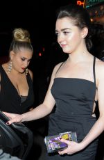 MAISIE WILLIAMS at Chateau Marmont in West Hollywood 01/28/2017