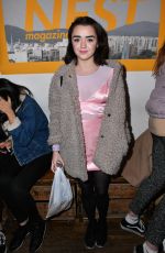MAISIE WILLIAMS at Nest Magazine Launch Party in London 01/19/2017