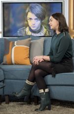MAISIE WILLIAMS at This Morning Show in London 01/24/2017