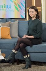 MAISIE WILLIAMS at This Morning Show in London 01/24/2017