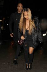 MALIKA HAQQ Night Out in West Hollywood 01/10/2017