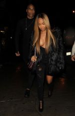 MALIKA HAQQ Night Out in West Hollywood 01/10/2017