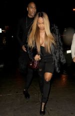 MALIKA HAQQ Night Out in West Hollywood 01/10/2017