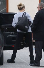 MARGOT ROBBIE Arrives at Pickwick Ice Rink in Los Angeles 01/03/2017