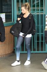 MARGOT ROBBIE Leaves Ice Skating Practice in Los Angeles 01/04/2017