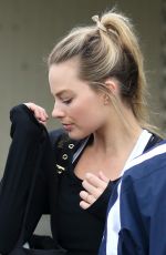 MARGOT ROBBIE Leaves Ice Skating Practice in Los Angeles 01/04/2017