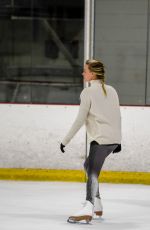 MARGOT ROBBIE Skating in Los Angeles After Secret Wedding Ceremony in Australia 01/02/2017