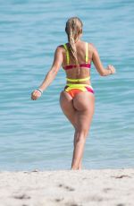 MARIA HERING in Bikini at a Beach in Miami 01/25/2017
