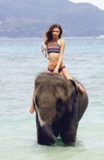 MARIA KLEPIKOVA in Bikni on the Set of 138 Water Photoshoot in Phuket 01/10/2017