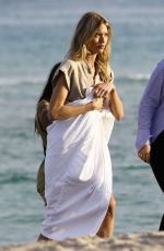 MARTHA HUNT in Swimsuit on the Set of a Photoshoot in Miami 01/30/2017