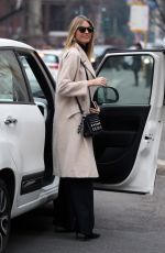 MARTHA HUNT Out and About in Milan 01/12/2017