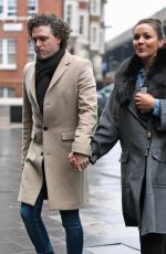 MARTINE MCCUTCHEON Arrives at Jason Vale