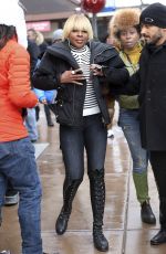 MARY J. BLIGE Out in Park City 01/21/2017
