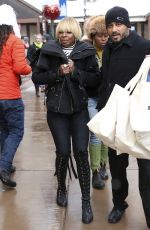 MARY J. BLIGE Out in Park City 01/21/2017