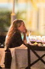 MARY-KATE and ASHLEY OLSEN Out for Dinner at Bagatelle Restaurant in St. Barth 01/05/2017
