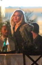 MARY-KATE and ASHLEY OLSEN Out for Dinner at Bagatelle Restaurant in St. Barth 01/05/2017