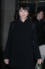 MARY STEENBURGEN Leaves NBC Studios in New York 01/11/2017
