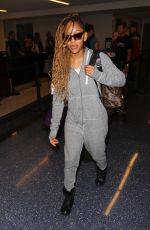 MEAGAN GOOD at LAX Airport in Los Angeles 01/18/2017