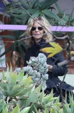 MEG RYAN at Memorial Service of Debbie Reynolds and Carrie Fisher in Los Angeles 01/05/2017
