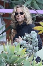 MEG RYAN at Memorial Service of Debbie Reynolds and Carrie Fisher in Los Angeles 01/05/2017