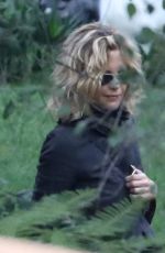 MEG RYAN at Memorial Service of Debbie Reynolds and Carrie Fisher in Los Angeles 01/05/2017