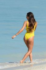 MEGAN MCKENNA in Swimsuit at a Beach in Dubai 01/07/2017