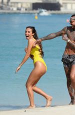 MEGAN MCKENNA in Swimsuit at a Beach in Dubai 01/07/2017