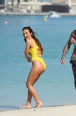 MEGAN MCKENNA in Swimsuit at a Beach in Dubai 01/07/2017