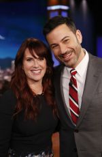 MEGAN MULLALLY at Jimmy Kimmel Live 01/19/2017