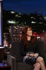 MEGAN MULLALLY at Jimmy Kimmel Live 01/19/2017