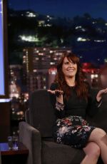 MEGAN MULLALLY at Jimmy Kimmel Live 01/19/2017
