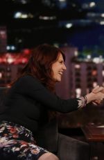 MEGAN MULLALLY at Jimmy Kimmel Live 01/19/2017