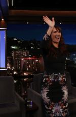 MEGAN MULLALLY at Jimmy Kimmel Live 01/19/2017
