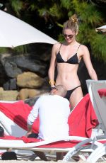 MEGAN WILLIAMS in Bikini at a Beach n Saint Barth 12/30/2016