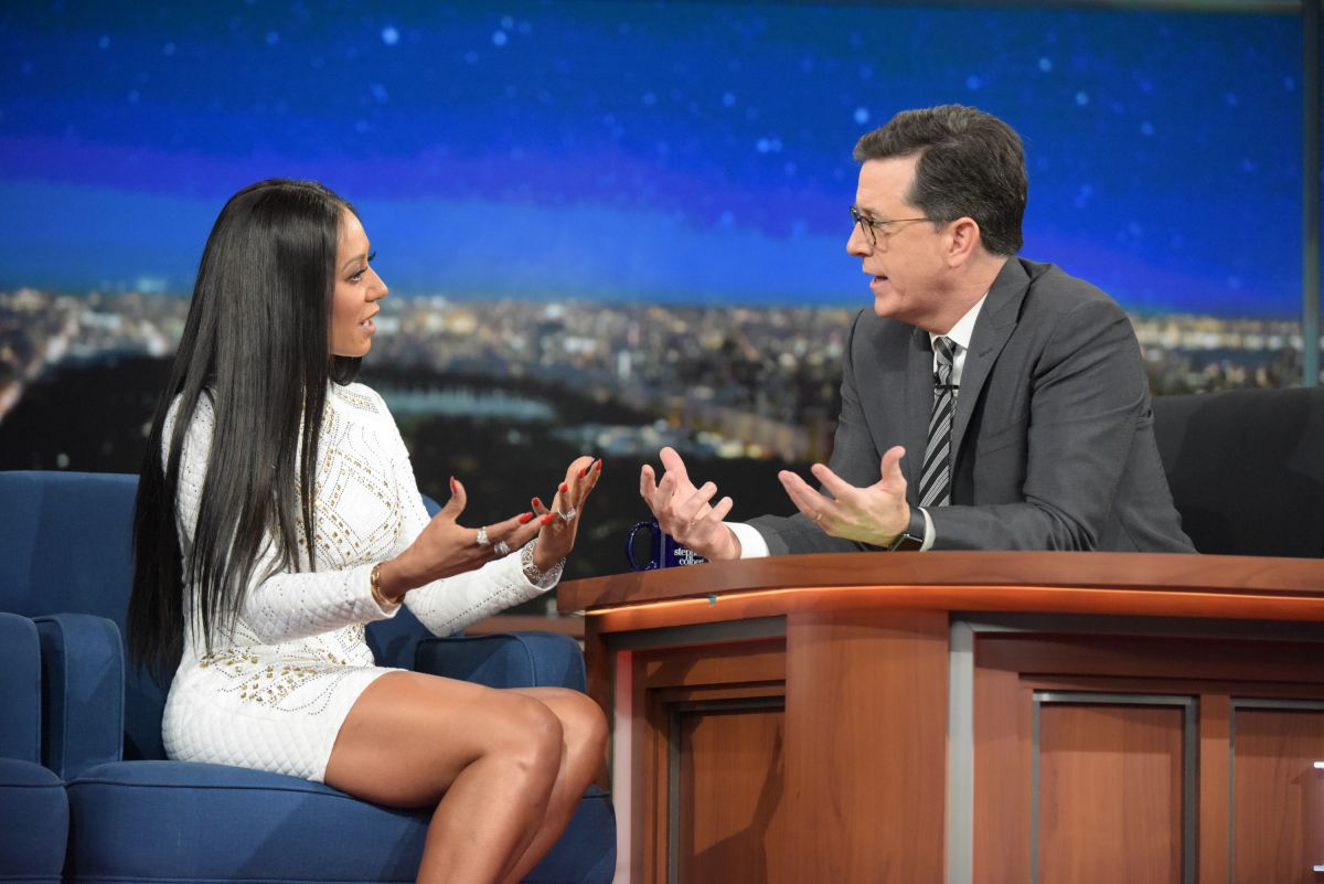 MELANIE BROWN at Late Show with Stephen Colbert 01/17/2017 MELANIE BROWN at Late Show with Stephen Colbert 01/17/2017