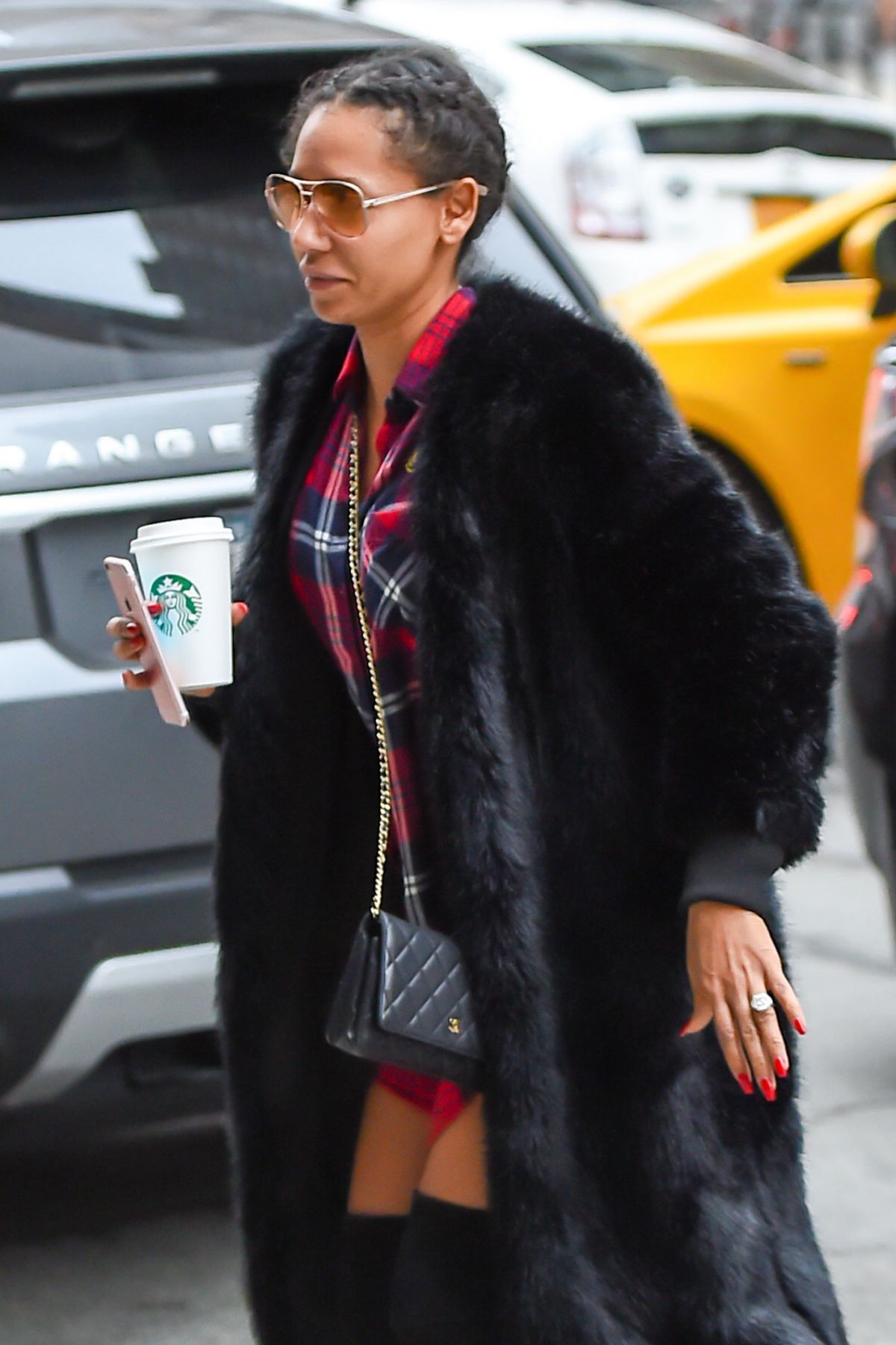 MELANIE BROWN Out and About in New York 01/18/2017 – HawtCelebs
