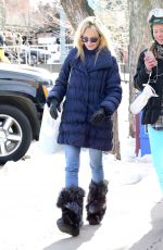 MELANIE GRIFFITH Out for Shopping in Aspen 12/30/2016