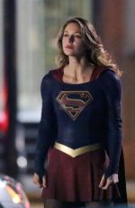 MELISSA BENOIST on the Evening Set of 
