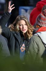 MELISSA BENOIST on the Set of 