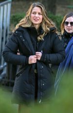 MELISSA BENOIST on the Set of 