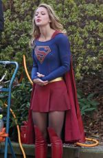 MELISSA BENOIST on the Set of 