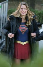 MELISSA BENOIST on the Set of 