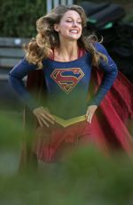 MELISSA BENOIST on the Set of 