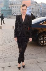 MELISSA GEORGE Arrives at Schiapparelli Fashion Show in Paris 01/23/2017