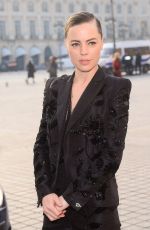 MELISSA GEORGE Arrives at Schiapparelli Fashion Show in Paris 01/23/2017